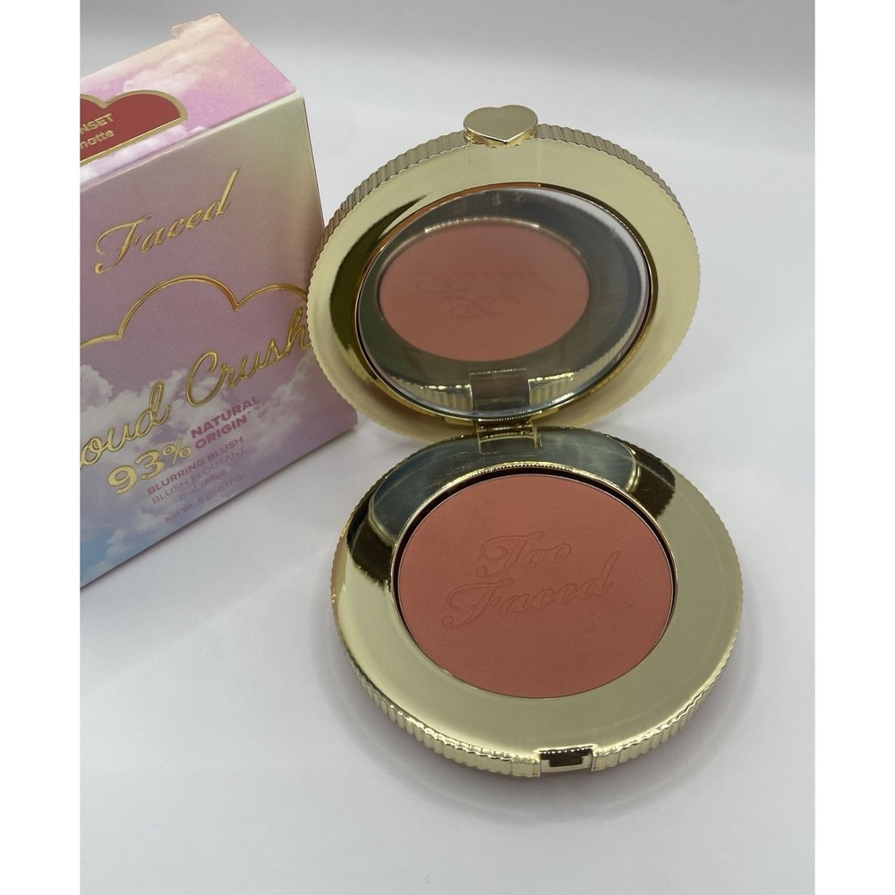 Too Faced Cloud Crush Blurring Blush Tequila Sunset Diffused Matte 5 g New - Picture 4 of 16